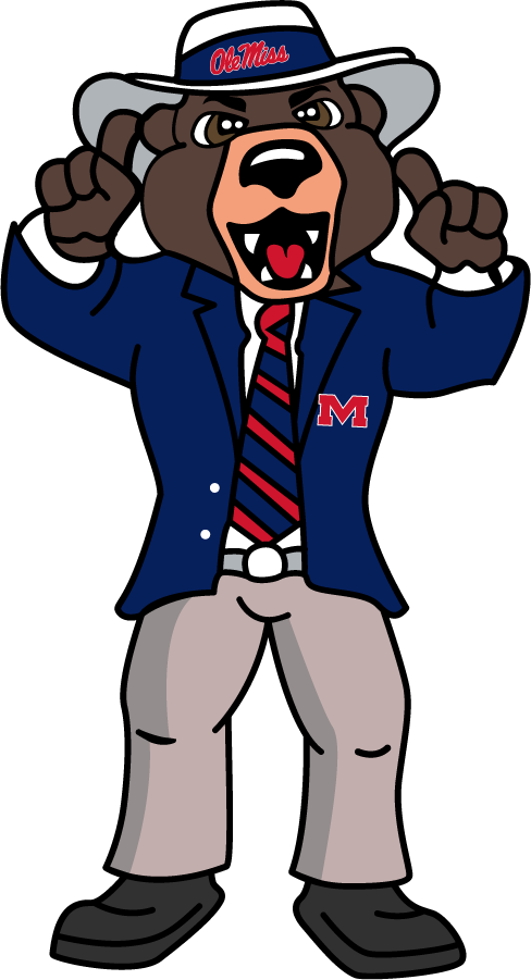 Mississippi Rebels 2010-2018 Mascot Logo v3 DIY iron on transfer (heat transfer)